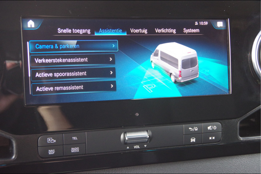 Mercedes-Benz Sprinter 317 1.9 CDI L2H2 RWD AUT, LED, MBUX 10'', ADAPT. CRUISE, STANDKACHEL, CAMERA, MISTLAMPEN, NAVI, CLIMA, PARKEERSENSOREN