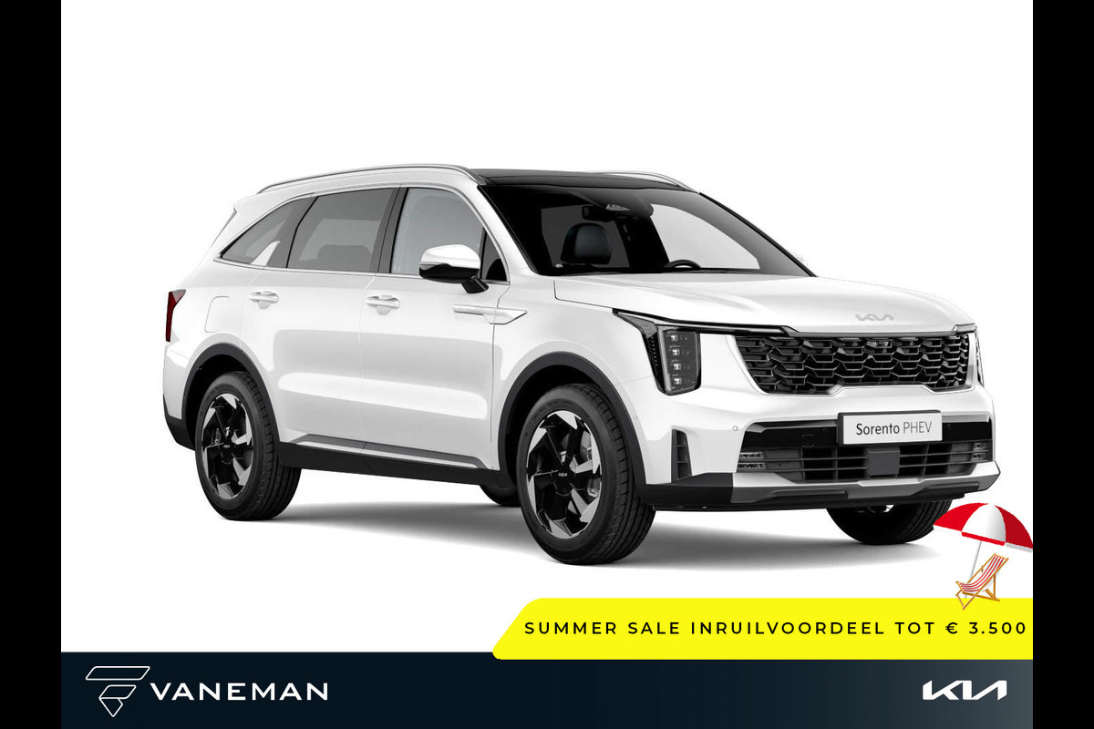 Kia Sorento 1.6 T-GDi Plug-in Hybrid 4WD ExecutiveLine 7p. | Binnenkort leverbaar | Voorstoelen verwarmd Kia Sorento 1.6 T-GDi Plug-in Hybrid 4WD ExecutiveLine 7p. | Binnenkort leverbaar | Voorstoelen verwarmd