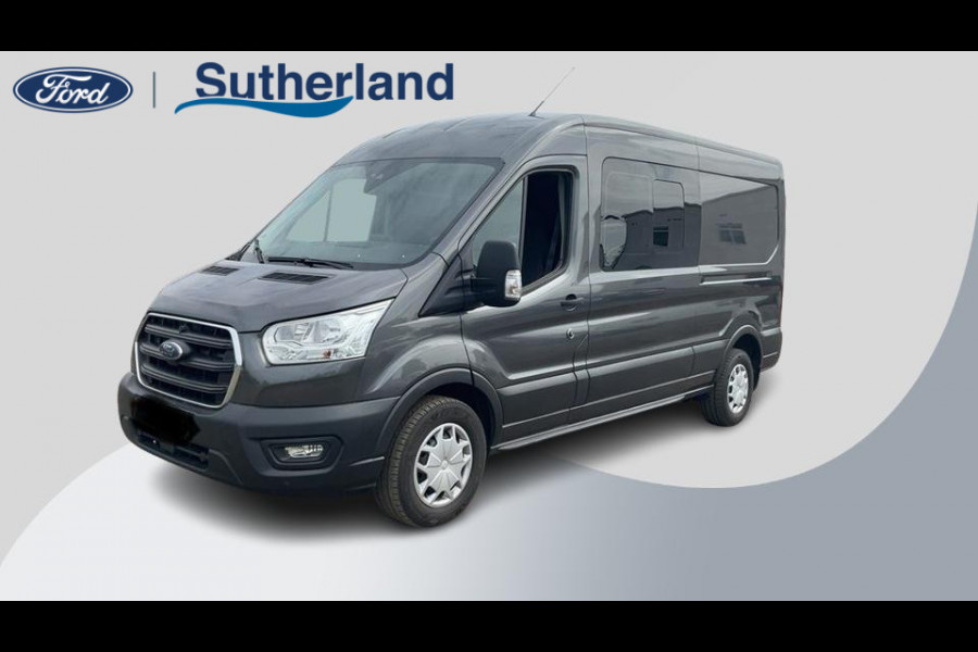 Ford Transit 350 2.0 TDCI L3H2 DC Trend | SCI | 6-zits | 170pk |  Dubbele Cabine  | Navigatie | Camera | Trekhaak | Stoelverwarming | Armsteun