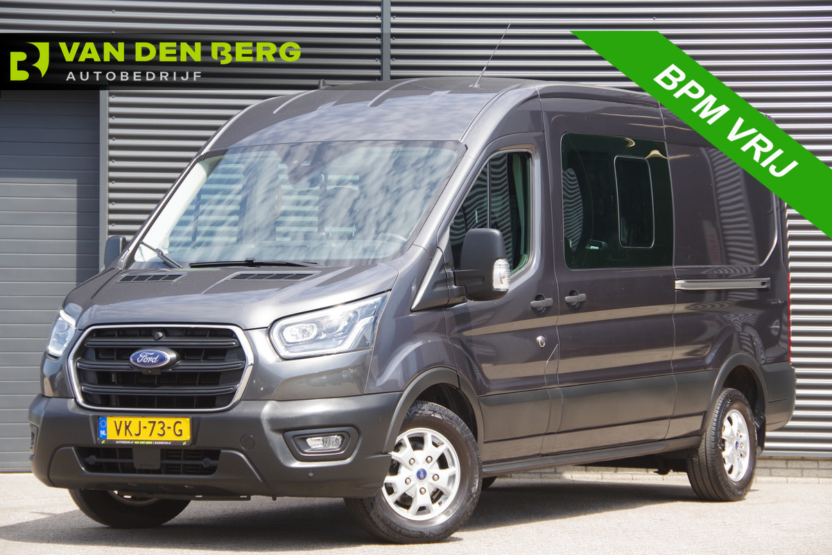 Ford Transit 350 2.0 TDCI L3H2 DC-5P, XENON, 2X SCHUIFDEUR, TREKHAAK, ADAPT. CRUISE, STANDKACHEL, CAMERA, NAVI, AIRCO, STOELVERWARMING, APPLE Ford Transit 350 2.0 TDCI L3H2 DC-5P, XENON, 2X SCHUIFDEUR, TREKHAAK, ADAPT. CRUISE, STANDKACHEL, CAMERA, NAVI, AIRCO, STOELVERWARMING, APPLE