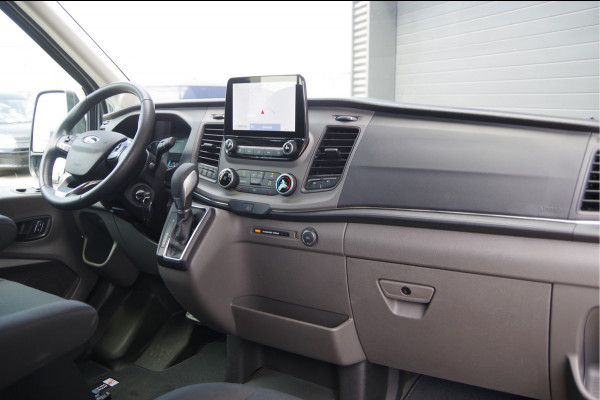 Ford Transit 350 2.0 TDCI L3H2 DC-5P, XENON, 2X SCHUIFDEUR, TREKHAAK, ADAPT. CRUISE, STANDKACHEL, CAMERA, NAVI, AIRCO, STOELVERWARMING, APPLE