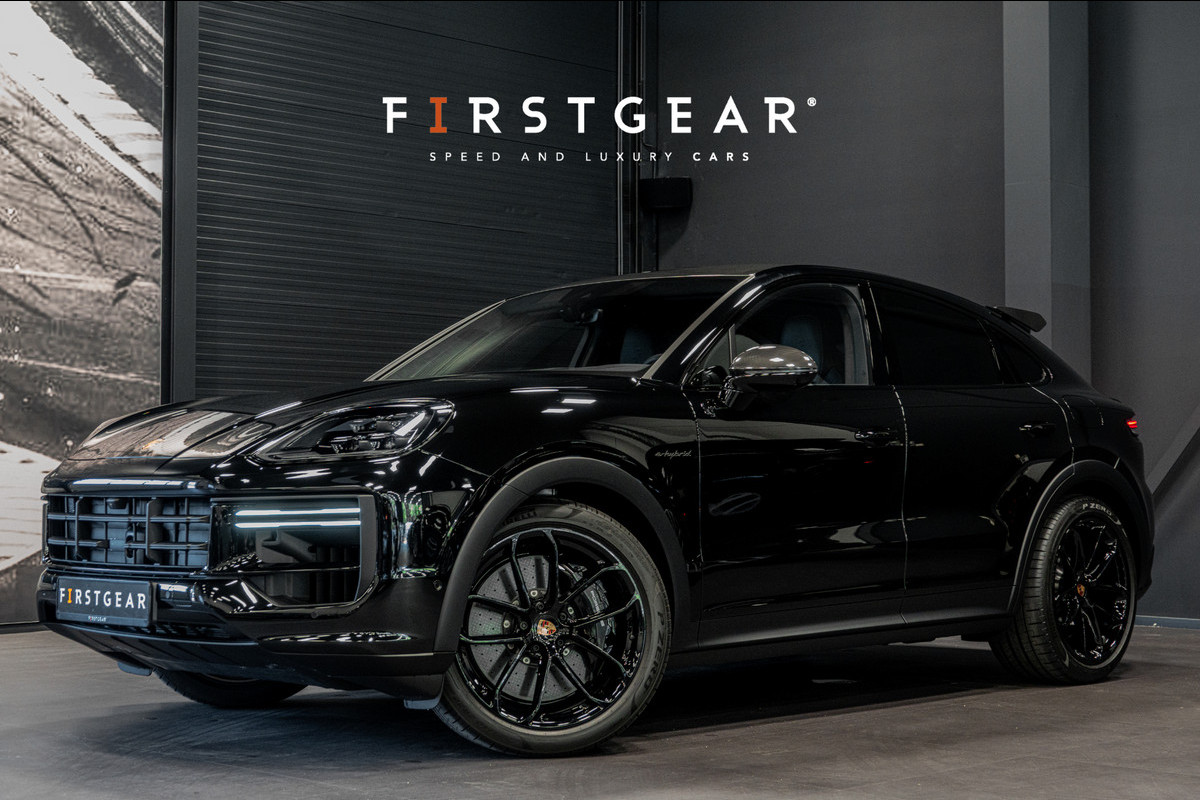 Porsche Cayenne Coupé 4.0 Turbo E-Hybrid GT *Keramisch / Burmester / Nachtzicht / Stoelventilatie / Vierwielbesturing / Soft-Close / Surround-View* Porsche Cayenne Coupé 4.0 Turbo E-Hybrid GT *Keramisch / Burmester / Nachtzicht / Stoelventilatie / Vierwielbesturing / Soft-Close / Surround-View*