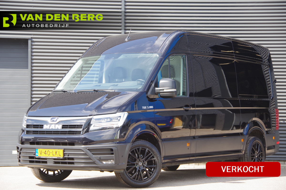 MAN TGE 3.180 35 2.0 L3H3 3-ZITS, AUT. LED, TREKHAAK, CAMERA, CRUISE, CLIMA, NAVI, PDC RONDOM, LEDER STUUR, STUUR VERWARMING, VOORRUIT V MAN TGE 3.180 35 2.0 L3H3 3-ZITS, AUT. LED, TREKHAAK, CAMERA, CRUISE, CLIMA, NAVI, PDC RONDOM, LEDER STUUR, STUUR VERWARMING, VOORRUIT V