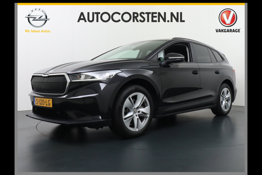 Škoda ENYAQ iV 60 Navi Ecc Adaptive-Cruise Camera Apple Carplay Android Keyless Led Pdc DabBusiness Edition Plus Stoelverwarming Bluetooth Dodehoek detector Draadloze tel.lader Rijstrooksensor Regen-Lichtsensor Origineel Nederlandse 1e Eigenaar Auto nieuwprijs €51.910,-