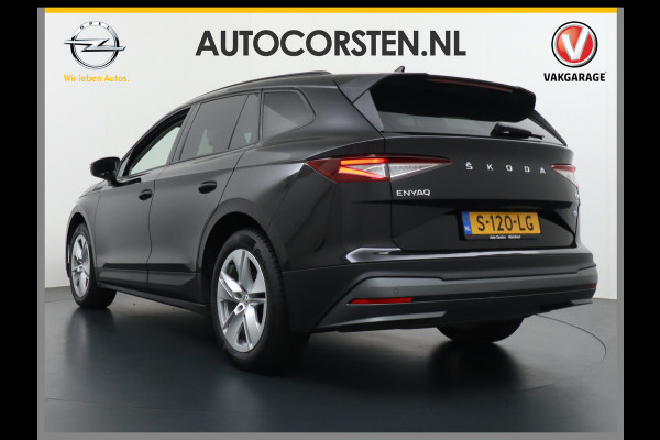 Škoda ENYAQ iV 60 Navi Ecc Adaptive-Cruise Camera Apple Carplay Android Keyless Led Pdc DabBusiness Edition Plus Stoelverwarming Bluetooth Dodehoek detector Draadloze tel.lader Rijstrooksensor Regen-Lichtsensor Origineel Nederlandse 1e Eigenaar Auto nieuwprijs €51.910,-