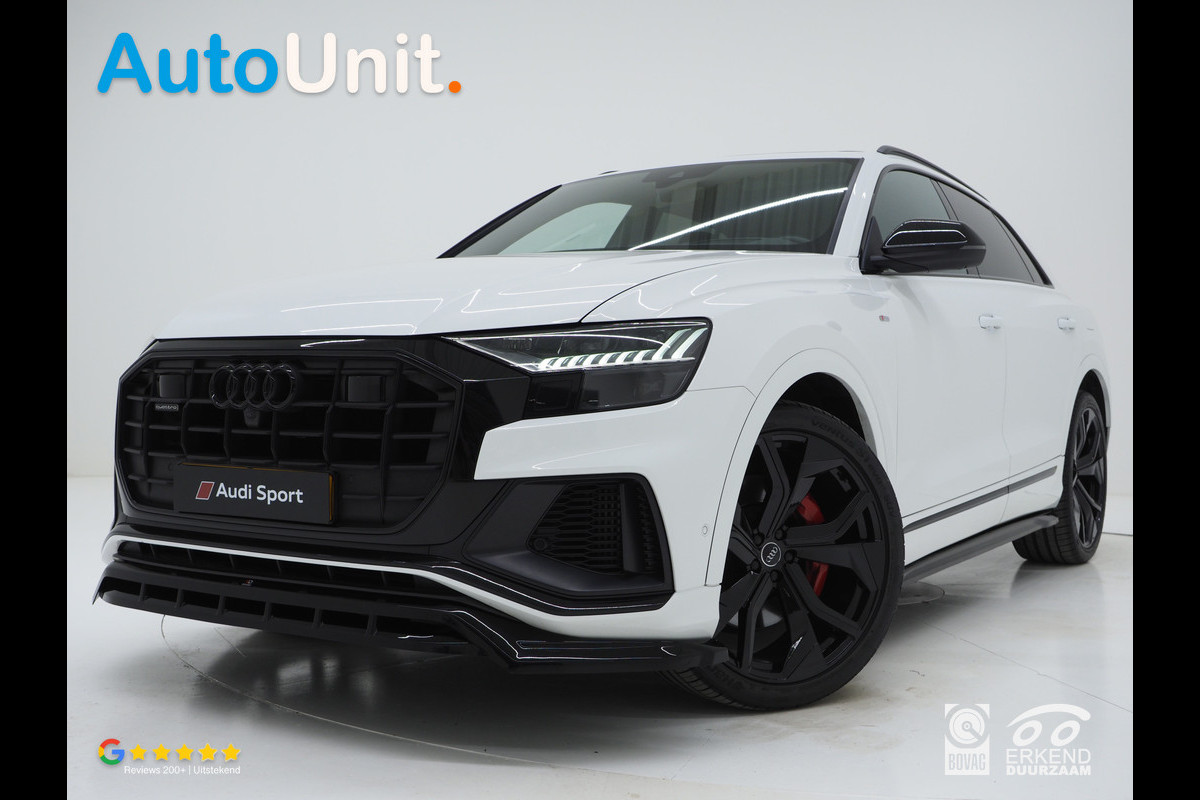 Audi Q8 60 TFSI e quattro Competition BlackOptic 462PK | RS Stoelen | 23" | Panoramadak | Luchtvering | B&O | 360 | Trekhaak Audi Q8 60 TFSI e quattro Competition BlackOptic 462PK | RS Stoelen | 23" | Panoramadak | Luchtvering | B&O | 360 | Trekhaak