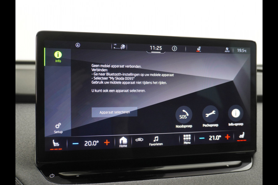 Škoda ENYAQ iV 60 Navi Ecc Adaptive-Cruise Camera Apple Carplay Android Keyless Led Pdc DabBusiness Edition Plus Stoelverwarming Bluetooth Dodehoek detector Draadloze tel.lader Rijstrooksensor Regen-Lichtsensor Origineel Nederlandse 1e Eigenaar Auto nieuwprijs €51.910,-