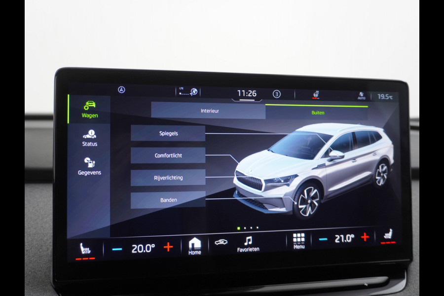 Škoda ENYAQ iV 60 Navi Ecc Adaptive-Cruise Camera Apple Carplay Android Keyless Led Pdc DabBusiness Edition Plus Stoelverwarming Bluetooth Dodehoek detector Draadloze tel.lader Rijstrooksensor Regen-Lichtsensor Origineel Nederlandse 1e Eigenaar Auto nieuwprijs €51.910,-