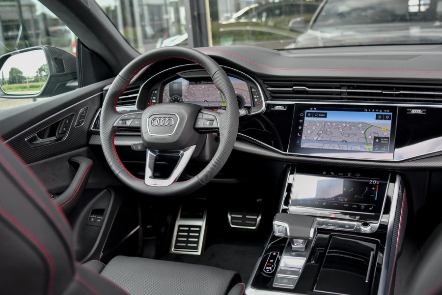 Audi Q8 60 TFSI e quattro Pro Line S Competition. RS, Carbon, Massage, Koeling, Design, 4W, Softcl, Pano, Laser, OLED, B&O, HUD!