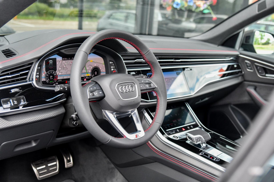 Audi Q8 60 TFSI e quattro Pro Line S Competition. RS, Carbon, Massage, Koeling, Design, 4W, Softcl, Pano, Laser, OLED, B&O, HUD!