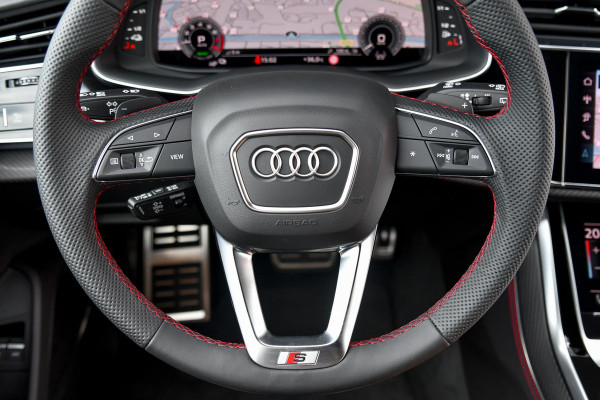 Audi Q8 60 TFSI e quattro Pro Line S Competition. RS, Carbon, Massage, Koeling, Design, 4W, Softcl, Pano, Laser, OLED, B&O, HUD!