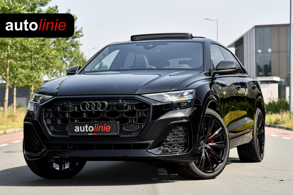 Audi Q8 60 TFSI e quattro Pro Line S Competition. RS, Carbon, Massage, Koeling, Design, 4W, Softcl, Pano, Laser, OLED, B&O, HUD! Audi Q8 60 TFSI e quattro Pro Line S Competition. RS, Carbon, Massage, Koeling, Design, 4W, Softcl, Pano, Laser, OLED, B&O, HUD!