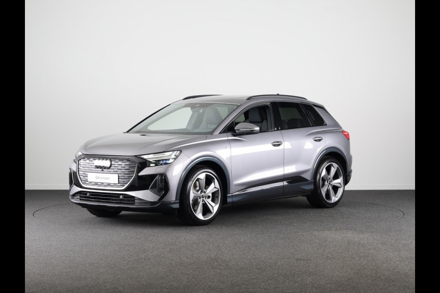 Audi Q4 e-tron 45 quattro S Edition 82 kWh 286pk panoramadak, Sonos soundsysteem, assistentiepakket plus, comfortpakket, veiligheidspakket, klimaatregelingpakket, leder interieur