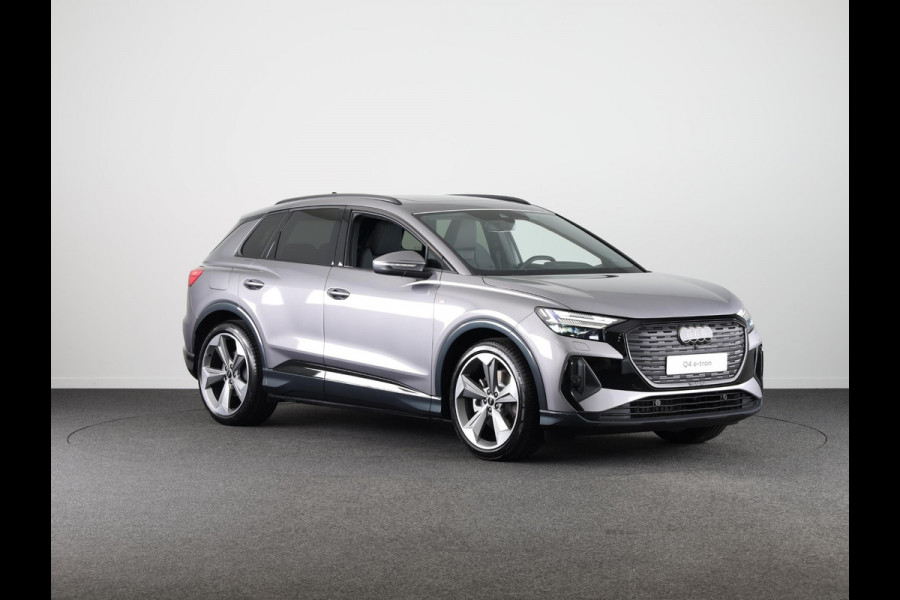 Audi Q4 e-tron 45 quattro S Edition 82 kWh 286pk panoramadak, Sonos soundsysteem, assistentiepakket plus, comfortpakket, veiligheidspakket, klimaatregelingpakket, leder interieur