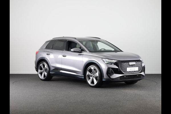 Audi Q4 e-tron 45 quattro S Edition 82 kWh 286pk panoramadak, Sonos soundsysteem, assistentiepakket plus, comfortpakket, veiligheidspakket, klimaatregelingpakket, leder interieur