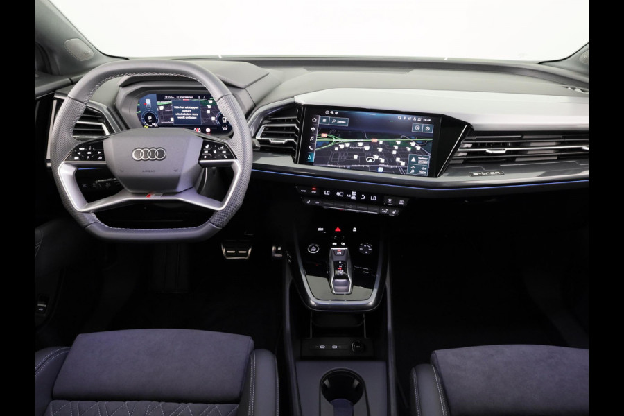 Audi Q4 e-tron 45 quattro S Edition 82 kWh 286pk panoramadak, Sonos soundsysteem, assistentiepakket plus, comfortpakket, veiligheidspakket, klimaatregelingpakket, leder interieur