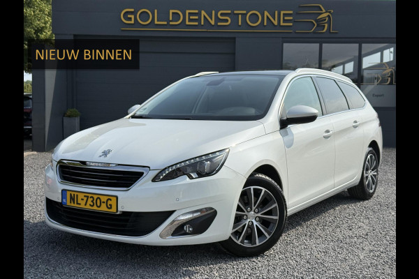 Peugeot 308 SW 1.2 PureTech Allure Navi,Pano,131pk,Trekhaak,Camera,Clima,Cruise,PDC V+A,6 bak,N.A.P,Lm velgen,Apk tot 04-2026