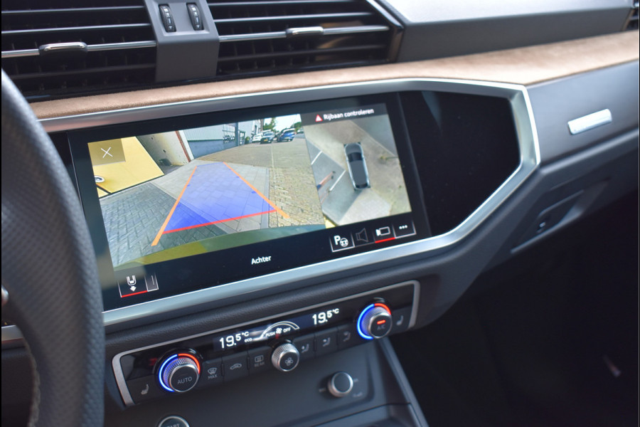 Audi Q3 Sportback 45 TFSI e S-Line Black Ed Uniek District Groen Metallic Pano Memory Navi 360 Camera Leder Trekhaak 20 Inch