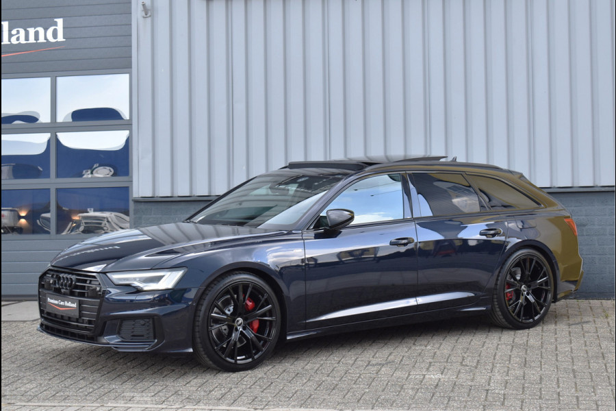 Audi A6 Avant 55 TFSI e Quattro 367 Pk S-Line Black Ed Pano Navi Sfeer S6 Keyless 360 Camera 21 Inch