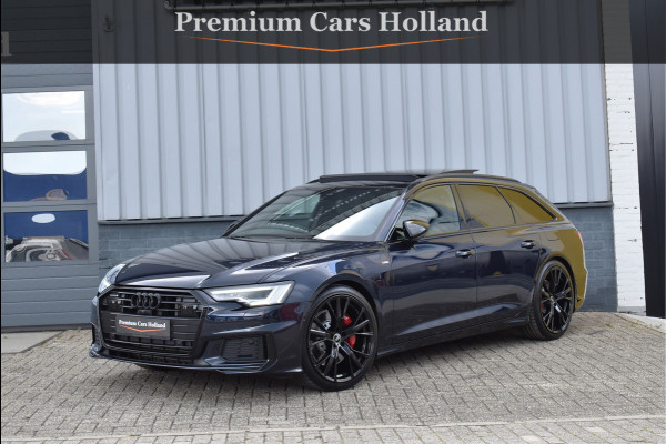 Audi A6 Avant 55 TFSI e Quattro 367 Pk S-Line Black Ed Pano Navi Sfeer S6 Keyless 360 Camera 21 Inch