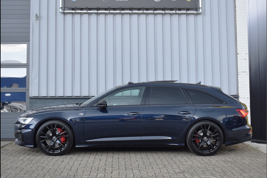 Audi A6 Avant 55 TFSI e Quattro 367 Pk S-Line Black Ed Pano Navi Sfeer S6 Keyless 360 Camera 21 Inch