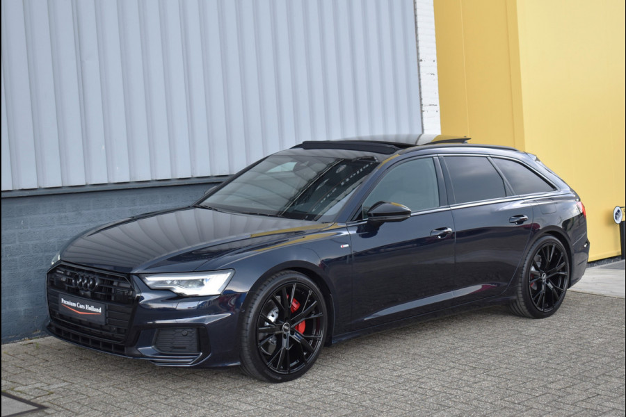 Audi A6 Avant 55 TFSI e Quattro 367 Pk S-Line Black Ed Pano Navi Sfeer S6 Keyless 360 Camera 21 Inch