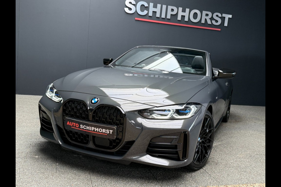 BMW 4 Serie Cabrio M440I laser/acc/head-up/dravitgrau/harmankardon/trekhaak