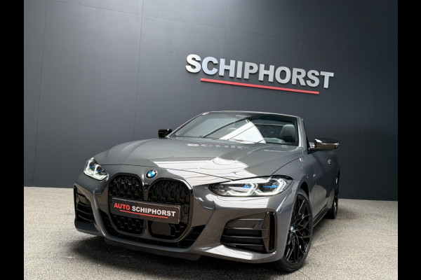 BMW 4 Serie Cabrio M440I laser/acc/head-up/dravitgrau/harmankardon/trekhaak