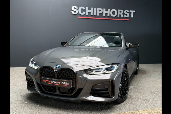 BMW 4 Serie Cabrio M440I laser/acc/head-up/dravitgrau/harmankardon/trekhaak