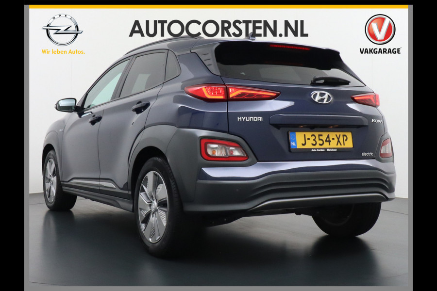 Hyundai Kona EV 64kWh 204pk 3 Fase Leder Apple Carplay Android Auto Head-Up display Navi Camera Standkachel Adaptive Cruise/Stop&Go Zelfsture Pdc Elektr.Stoelen+Verwarmd+Ventilatie-koeling