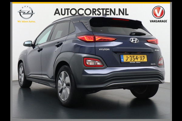 Hyundai Kona EV 64kWh 204pk 3 Fase Leder Apple Carplay Android Auto Head-Up display Navi Camera Standkachel Adaptive Cruise/Stop&Go Zelfsture Pdc Elektr.Stoelen+Verwarmd+Ventilatie-koeling