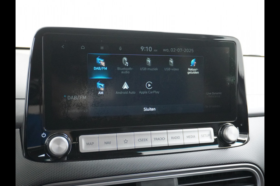 Hyundai Kona EV 64kWh 204pk 3 Fase Leder Apple Carplay Android Auto Head-Up display Navi Camera Standkachel Adaptive Cruise/Stop&Go Zelfsture Pdc Elektr.Stoelen+Verwarmd+Ventilatie-koeling