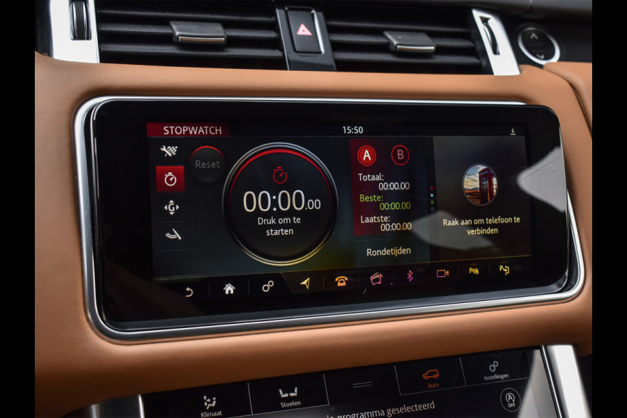 Land Rover Range Rover Sport 5.0 V8 SC SVR | PANORAMADAK | MERIDIAN SURROUND | HEAD-UP | LED | AMBIANCE INTERIEUR | ADAPTIVE CRUISE | SOFT-CLOSE | KEYLESS EN