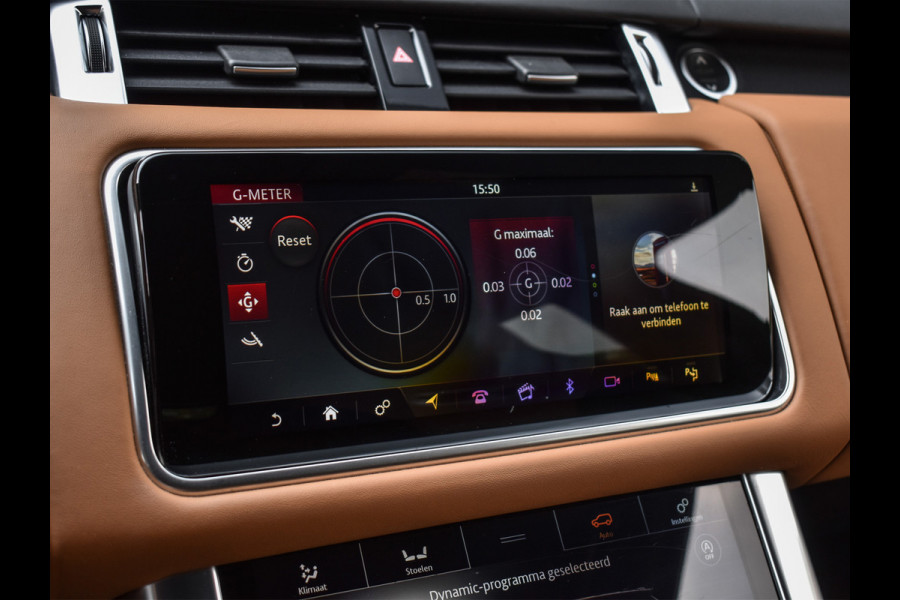 Land Rover Range Rover Sport 5.0 V8 SC SVR | PANORAMADAK | MERIDIAN SURROUND | HEAD-UP | LED | AMBIANCE INTERIEUR | ADAPTIVE CRUISE | SOFT-CLOSE | KEYLESS EN