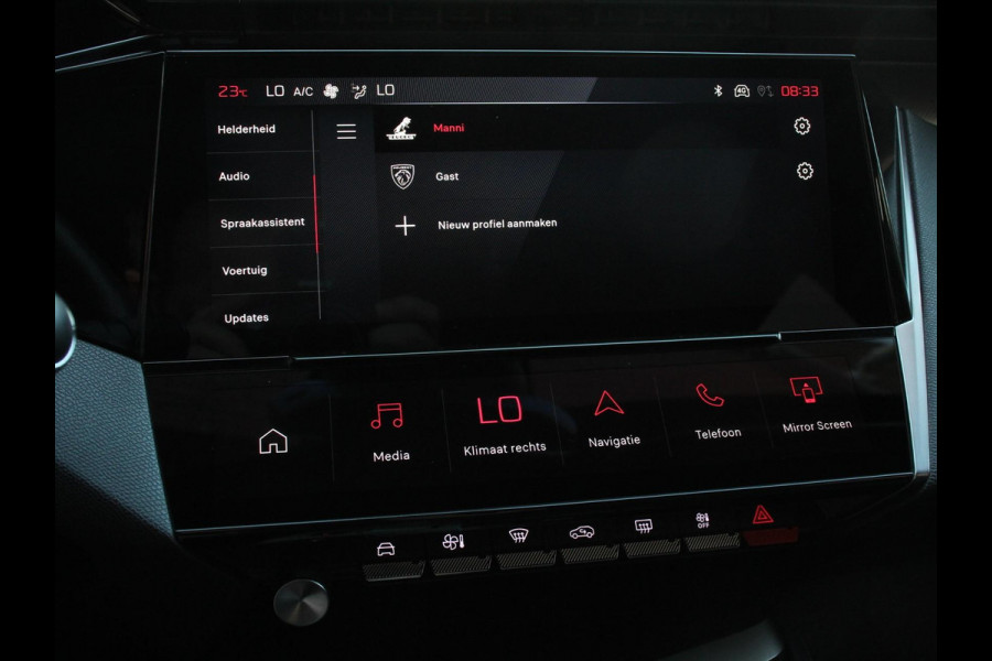 Peugeot 308 1.2 PureTech GT Climate control Adaptive cruise control Parkeersensoren Achteruitrijcamera Navigatie DEMO Voorstoelen verwarmd LED Apple Carplay/ Android Auto