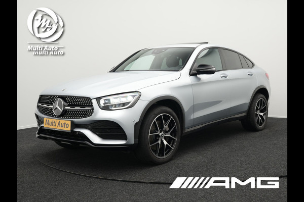 Mercedes-Benz GLC Coupé 300e 4MATIC AMG Plug In Hybrid PHEV | Schuifdak | Apple Carplay | Head Up | 20"L.M | Lederen Sportstoelen Verwarmd | Sfeerverlichting | Camera |