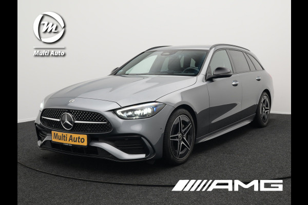 Mercedes-Benz C-Klasse Estate 180 AMG 9G-Tronic Nieuw Model | Adaptive Cruise | Sport Leder Verwamd | Camera | Navi Full Map | Virtual | Apple Carplay |