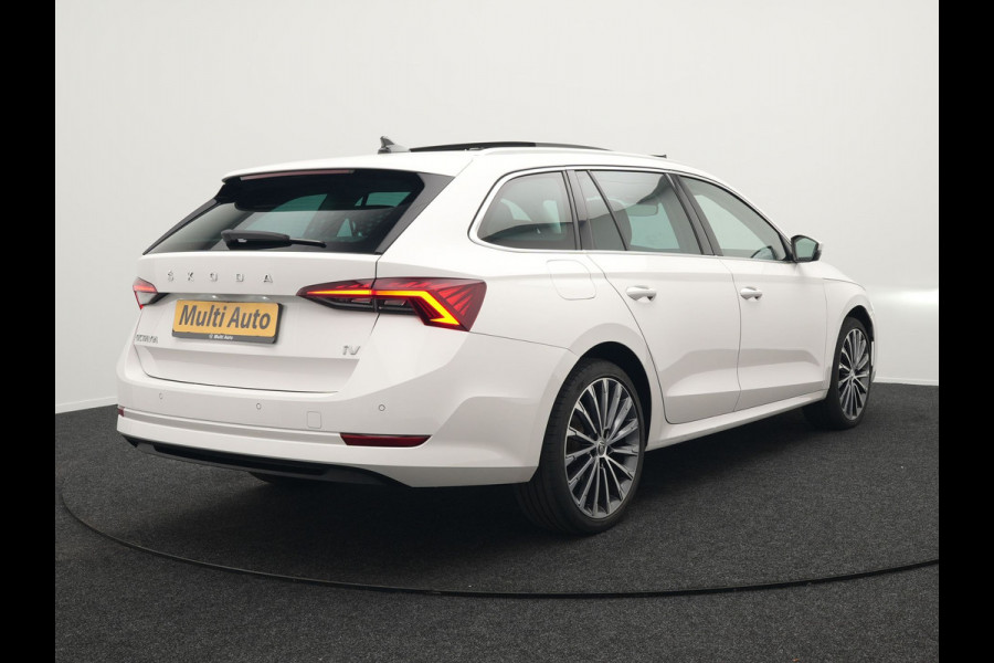 Škoda Octavia Combi 1.4 TSI iV Style Plug In Hybrid 204pk PHEV | Panodak | Sportstoelen Memory & Verwarmd | Canton Audio | 19"L.M | Virtual | Keyless | Apple Carplay | Parkassist | Sfeerverlichting |
