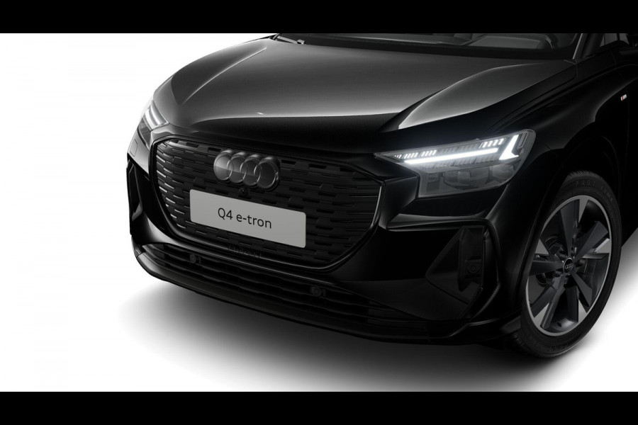 Audi Q4 e-tron 40 S edition 63 kWh 204pk | Achteruitrijcamera | Comfortpakket | Assistentiepakket plus | Optiekpakket zwart plus | Privacy glas | Adaptive cruise control |