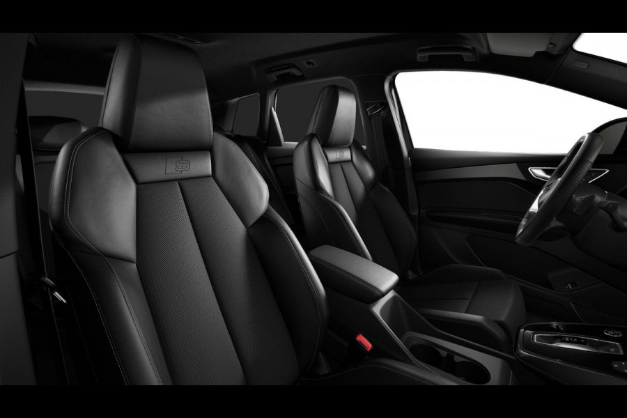Audi Q4 e-tron 40 S edition 63 kWh 204pk | Achteruitrijcamera | Comfortpakket | Assistentiepakket plus | Optiekpakket zwart plus | Privacy glas | Adaptive cruise control |