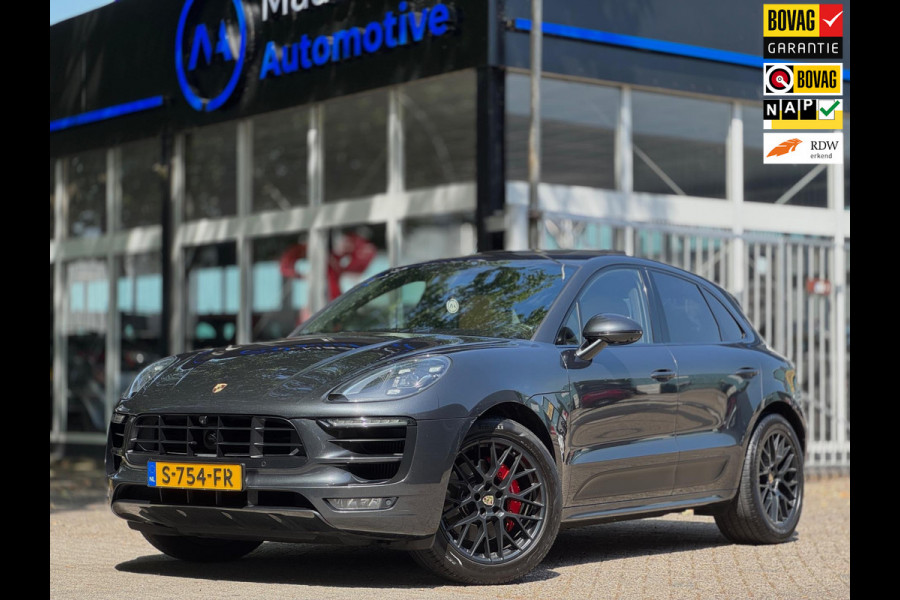 Porsche Macan 3.0 GTS Burmester ACC Pano Cognac L Chrono Vol geoptioneerd Onderhoudshistorie Distronic Flippers Stoelkoeling/verwa