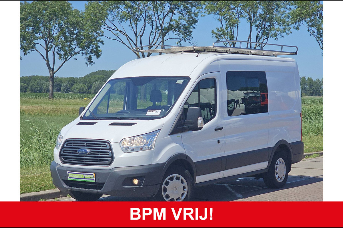 Ford Transit 330 2.0 TDCI L2H2 DC Airco Trekhaak Imperiaal-Trap Oh-Historie 1e Eigenaar Euro6! Ford Transit 330 2.0 TDCI L2H2 DC Airco Trekhaak Imperiaal-Trap Oh-Historie 1e Eigenaar Euro6!