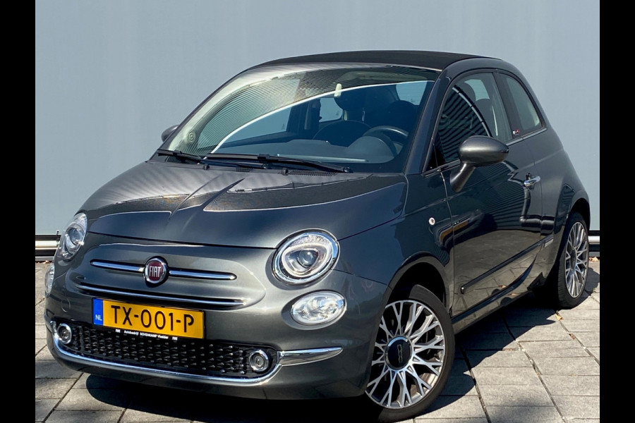 Fiat 500C BWJ 2018 | 1.2 70PK Lounge | CRUISE | CLIMA | PDC | LICHTMETAAL | U CONNECT | CARPLAY | NAVI