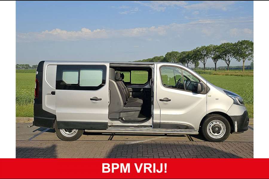Renault Trafic 2.0 dCi 145 T29 L2H1 DC Comfort Airco Automaat Navi Sidebars Euro6 145Pk NAP 1e Eigenaar!