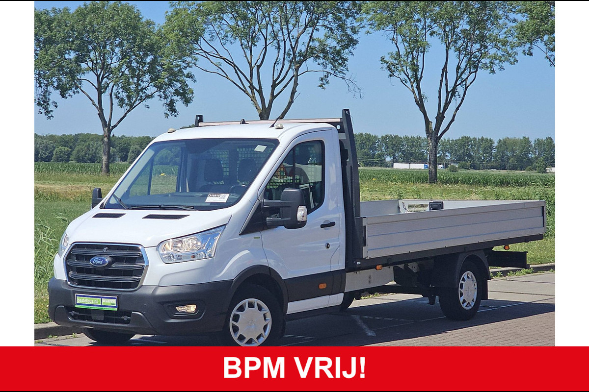 Ford Transit L4 2.0 Open Laadbak Airco Cruise Control Euro6 131 PK Ford Transit L4 2.0 Open Laadbak Airco Cruise Control Euro6 131 PK