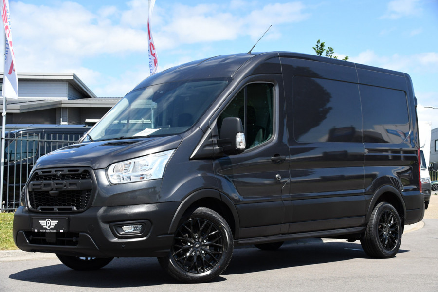 Ford Transit 2.0 TDCI L2H2 Raptor Edition Camera, Cruise, Carplay, 130pk, BLIS, Sensoren, Multimedia, Uniek!