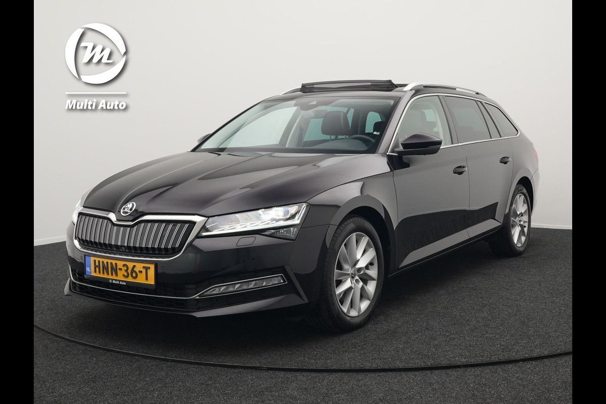 Škoda Superb Combi 1.4 TSI iV Edition Plug In Hybrid 218pk PHEV | Panodak | Lederen Sportstoelen Memory & Ventilatie | Adaptive Cruise | Crystal LED | 360 Camera | Navigatie | Apple Carplay | Virtual | DAB | Sfeerverlichting | Škoda Superb Combi 1.4 TSI iV Edition Plug In Hybrid 218pk PHEV | Panodak | Lederen Sportstoelen Memory & Ventilatie | Adaptive Cruise | Crystal LED | 360 Camera | Navigatie | Apple Carplay | Virtual | DAB | Sfeerverlichting |