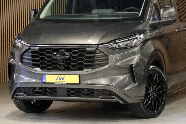 Ford Transit Custom 300 2.0 TDCI L2H1 Sport 170 PK DC | L+R Schuifdeur | Dubbel Cabine | B&O | ACC | Blind Spot | Navigatie | Camera | CarPlay | Lan | Raptor Edition | Trekhaak | 6-Zitter | MODELJAAR 2025 | Verlengde fabrieksgarantie tot 12-2029 | Dubbel Cabine