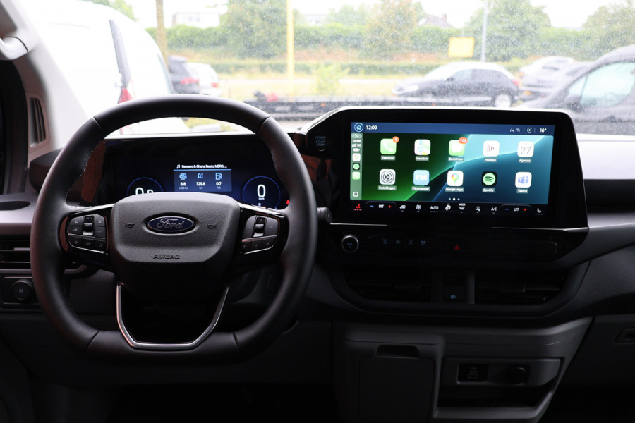 Ford Transit Custom 300 2.0 TDCI L2H1 Sport 170 PK DC | L+R Schuifdeur | Dubbel Cabine | B&O | ACC | Blind Spot | Navigatie | Camera | CarPlay | Lan | Raptor Edition | Trekhaak | 6-Zitter | MODELJAAR 2025 | Verlengde fabrieksgarantie tot 12-2029 | Dubbel Cabine