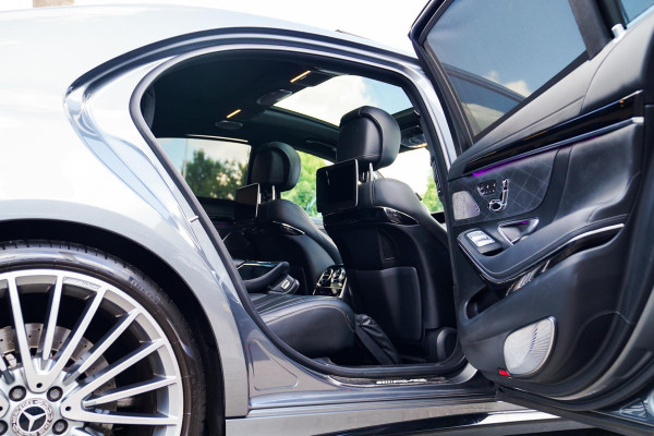 Mercedes-Benz S-Klasse AMG 63 4Matic+ Lang Premium Plus | Burmester 3D | Panorama | Massage voor+achter | Stoelkoeling | 360 cam |